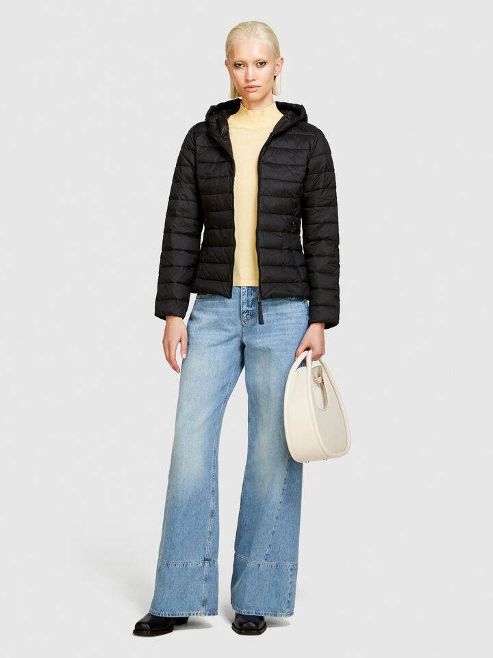 Padded slim comfort fit jacket - women's puffer jackets and coats - Black | Sisley image number 1